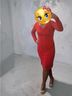 Popilush Red Cocktail Dress Size XL - photo 4