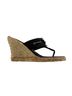 Colin Stuart Black Wedges Size 7 - photo 1