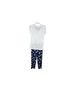 Hale Bob 100% Polyester Floral White Blue Casual Pants Size M - photo 2