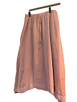Banana Republic Dusty Rose High-Low Midi Skirt Casual Skirt (view 1)