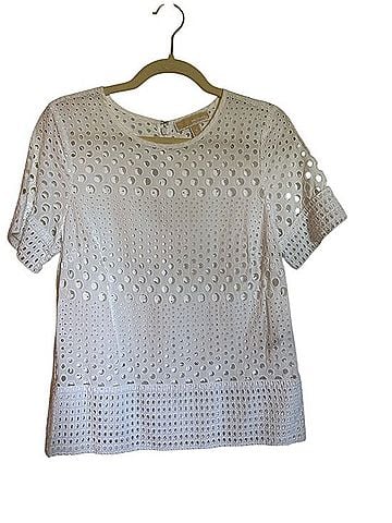 Michael Kors Short Sleeve Blouse (view 1)