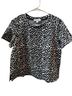 Eri + Ali Leopard Print Black White Short Sleeve Top Size S - photo 1
