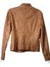 Max Studio 100% Polyurethane 100% Viscose 100% Polyester Brown Tan Faux Leather Jacket Size M - photo 2