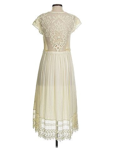 Free People Seashore Battenburg Casual Dress (view 2)
