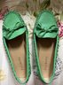 Talbots 100% Leather Green Flats Size 7 1/2 - photo 3