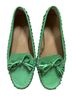Talbots 100% Leather Green Flats Size 7 1/2 - photo 1