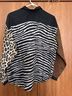 Sunny Leigh Animal Print Multi Color Button-Down Shirt Size L - photo 4
