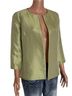 Sigrid Olsen Solid Green Jacket Size S - photo 5
