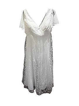 JJ's House wedding dress with tulle overlay Cocktail Dress (view 1)