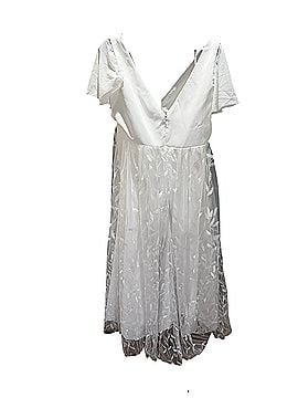 JJ's House wedding dress with tulle overlay Cocktail Dress (view 2)