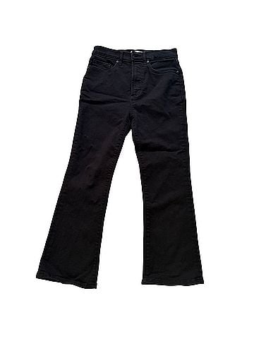 Ann Taylor LOFT High Rise Kick Crop Jeans (view 1)