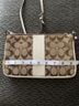 Coach Print Brown White Leather Crossbody Bag One size - photo 3