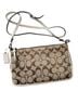 Coach Print Brown White Leather Crossbody Bag One size - photo 2