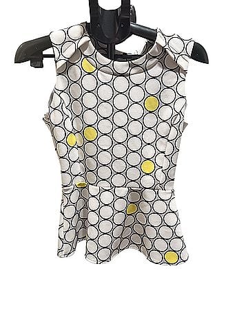 Worthington geometric peplum Sleeveless Top (view 1)
