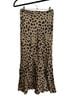 Réalisation 100% Silk Animal Print Multi Color Silk Skirt Size XS - photo 1