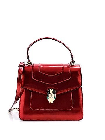 Bvlgari Serpenti Top Handle Bag Patent Small (view 1)