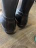 Hunter 100% Rubber Black Rain Boots Size 5 - photo 6