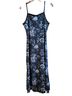 Romwe 100% Polyester Floral Black Blue Cocktail Dress Size M - photo 1