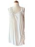 August Silk Solid Ivory Sleeveless Top Size L - photo 4