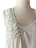 August Silk Solid Ivory Sleeveless Top Size L - photo 2