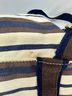 Tory Burch Stripes Blue Brown Backpack One size - photo 6