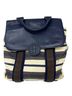 Tory Burch Stripes Blue Brown Backpack One size - photo 1