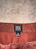 BDG Snake Print Red Denim Skirt Size M - photo 3