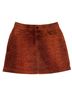 BDG Snake Print Red Denim Skirt Size M - photo 1