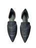 Vince. 100% Leather Black Flats Size 8 - photo 1