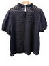CeCe 95% Polyester 5% Spandex 100% Nylon 100% Polyester Black Short Sleeve Blouse Size XL - photo 2