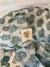 CeCe 100% Polyester 100% Cotton Floral White Green Blue Blouse Size L - photo 4
