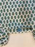 CeCe 100% Polyester 100% Cotton Floral White Green Blue Blouse Size L - photo 6