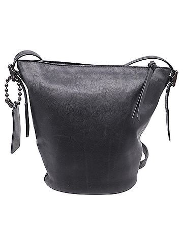 Coach Coach Bleecker Sport Mini Duffle Bag in Black Leather (view 2)