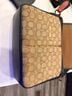 Coach Print Black Brown Leather Messenger One size - photo 3