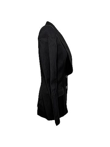 Temperley LONDON Temperley London Madeleine Tuxedo Jacket in Black in Polyester (view 2)