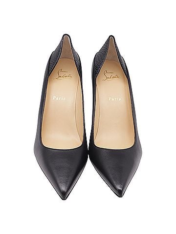 Christian Louboutin Christian Louboutin Maastricht Pumps in Black Leather (view 2)