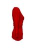 Alexander McQueen 100% Other Red Alexander Mcqueen Patchwork Accent Blouse in Red Viscose Size S - photo 3