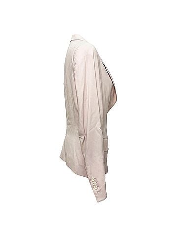 Ann Demeulemeester Ann Demeulemeester Single-Breasted Blazer in Pink Viscose (view 2)