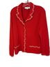 St. John Red Blazer Size 12 - photo 1
