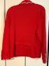 St. John Red Blazer Size 12 - photo 3