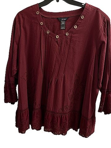 Ali Miles Ali Miles Long Sleeve Blouse (view 1)