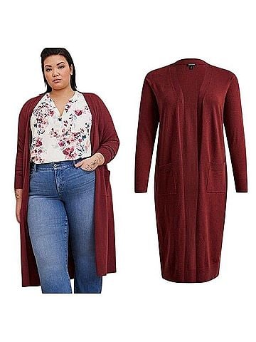 Torrid Everyday Soft Duster Cardigan (view 2)