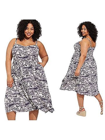 Torrid Lenny Sweetheart Dress Casual Dress (view 1)