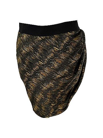 Isabel Marant Isabel Marant Draped Mini Skirt in Black Polyester (view 1)