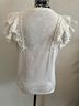 Veronica Beard 100% Pima Cotton White T-Shirt Size M - photo 5