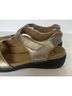 Taos 100% Leather Solid Gold Sandals Size 6 - photo 3