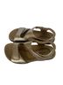 Taos 100% Leather Solid Gold Sandals Size 6 - photo 2