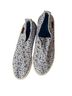 Blowfish Floral White Blue Sneakers Size 10 - photo 1