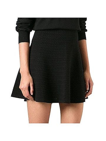 Theory Textured A-Line Skirt Casual Skirt (view 1)
