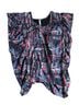 Kensie 100% Polyester 100% Rayon Print Multi Color Short Sleeve Blouse Size M - photo 1